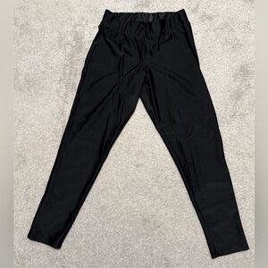 Torrid Black Satin Leggings